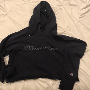 Champion cropped hoodie